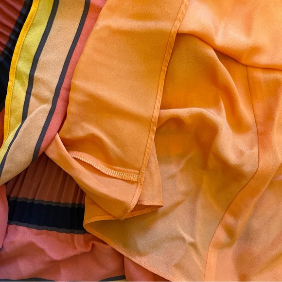 J.Crew Authentic Size 2 Straight-Pleat Skirt in Multistripe Pleated Midi - Picture 7 of 11